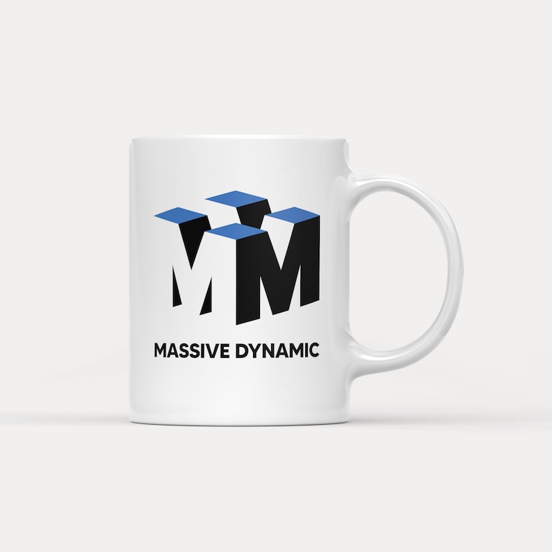 Fringe TV Scifi Show Massive Dynamic Logo Mug Fan Gift Valentines Day Fathers Day Christmas Anniversary image 1