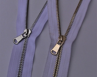 M56 BAG / 9 Colors, Custom Closure, Slide 6 mm Gold or Glossy Silver, Blue White Red Black Ribbon Beige or Brown