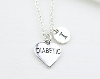 Diabetes Awareness Necklace: Personalized Medical Jewelry Gift