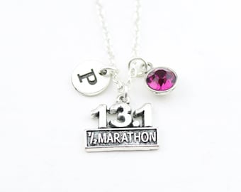 Half Marathon 13.1 Necklace: Personalized Runner Gift