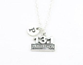 13.1 Half Marathon Necklace: Personalized Runner Gift