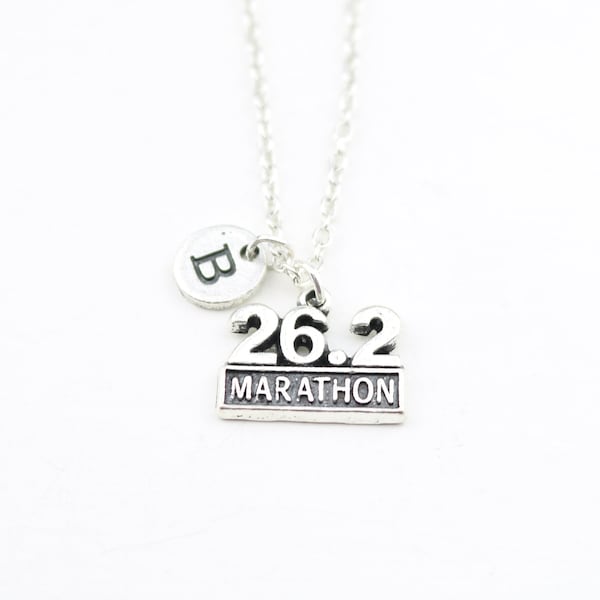 26.2 Miles Running Gift, Marathon Necklace, Personalized Jewelry, Custom Jewelry, Runner Gift, Full Marathon Inspiration, Running Necklace