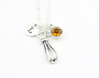 Collar de batidor: regalo de chef, joyería personalizada