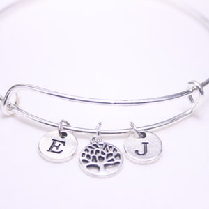 Personligt pararmband, släktträds initialer-berlockarmband