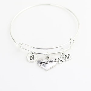 Bridesmaid 2022 charm bracelet, Bridesmaid gifts wedding day, Will you be my bridesmaid, Bridesmaid proposal gift, Bachelorette party gifts