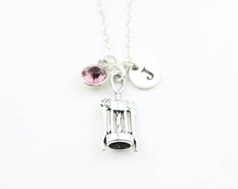 Corkscrew Necklace: Wine Lover Gift, Sommelier Jewelry