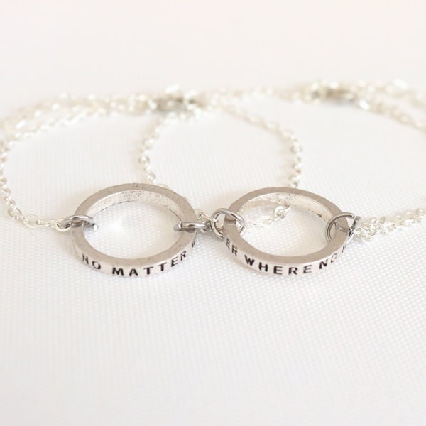 Best Friend Gifts, Set of 2 3 4 5 6 7 8 9 10, Ring Anklet, Friendship Jewelry, Silver Anklet Chain, Promise Jewelry, Birthday Christmas gift