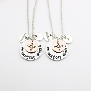 2 beste vriend kettingen, twee vriend cadeau, beste vriend ketting set van 2, vriend sieraden, BFF ketting voor 2, afstuderen, verjaardag, Kerstmis