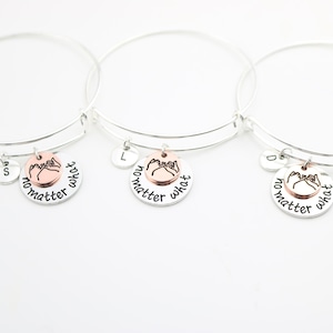 BFF Bangle Set of 3: Pinky Promise Friendship Bracelets