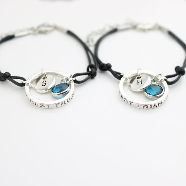 2 Best Friend Bracelets, 2 BFF gifts, Unique gift set of 2, Two friend gifts, Friendship for 2, Matching Best Friend forever, Friend Jewelry
