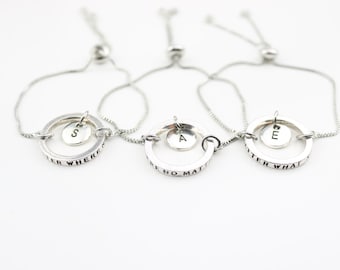 Buy Set of Matching Bracelets for Best Friends With Promise