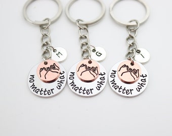 Long Distance Pinky Promise Keychain Set, Portachiavi Pinky Promise per 2, Regalo a distanza, Regali per i migliori amici, Non importa dove, Soul Sisters - Italia