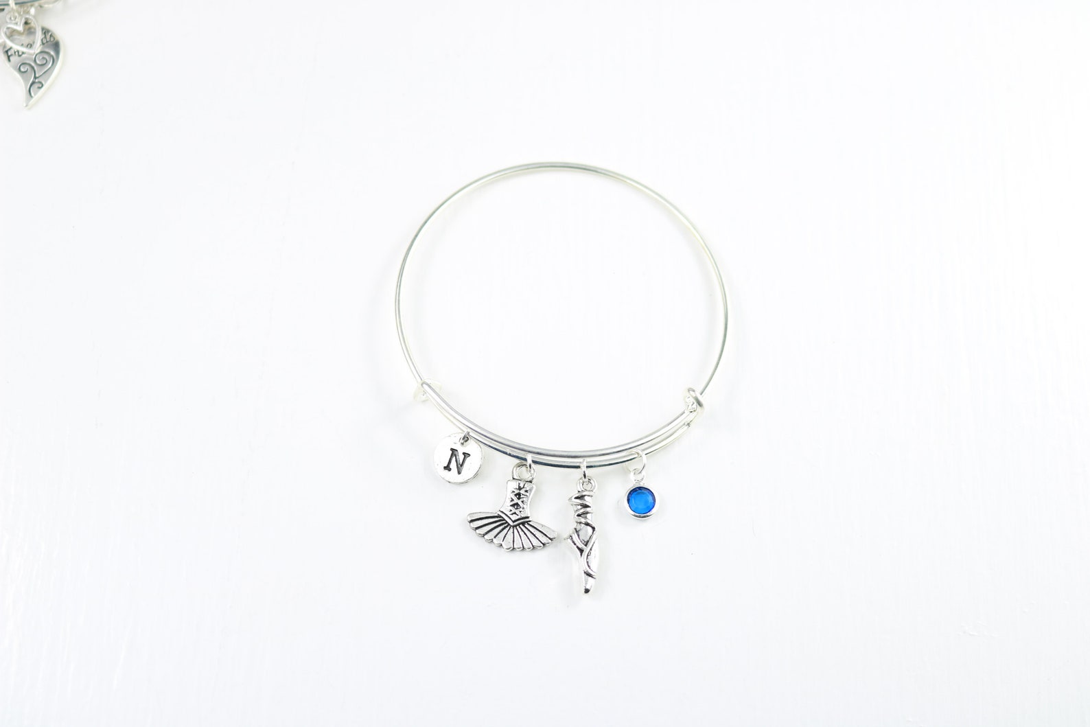 ballet bracelet gift for friend, ballerina bracelet charm, birthday gift for sister, ballet dress and shoe gift, gift for dancer ballet bracelet gift for friend, ballerina bracelet charm, birthday gift for sister, ballet dress and shoe gift, gift for dancer