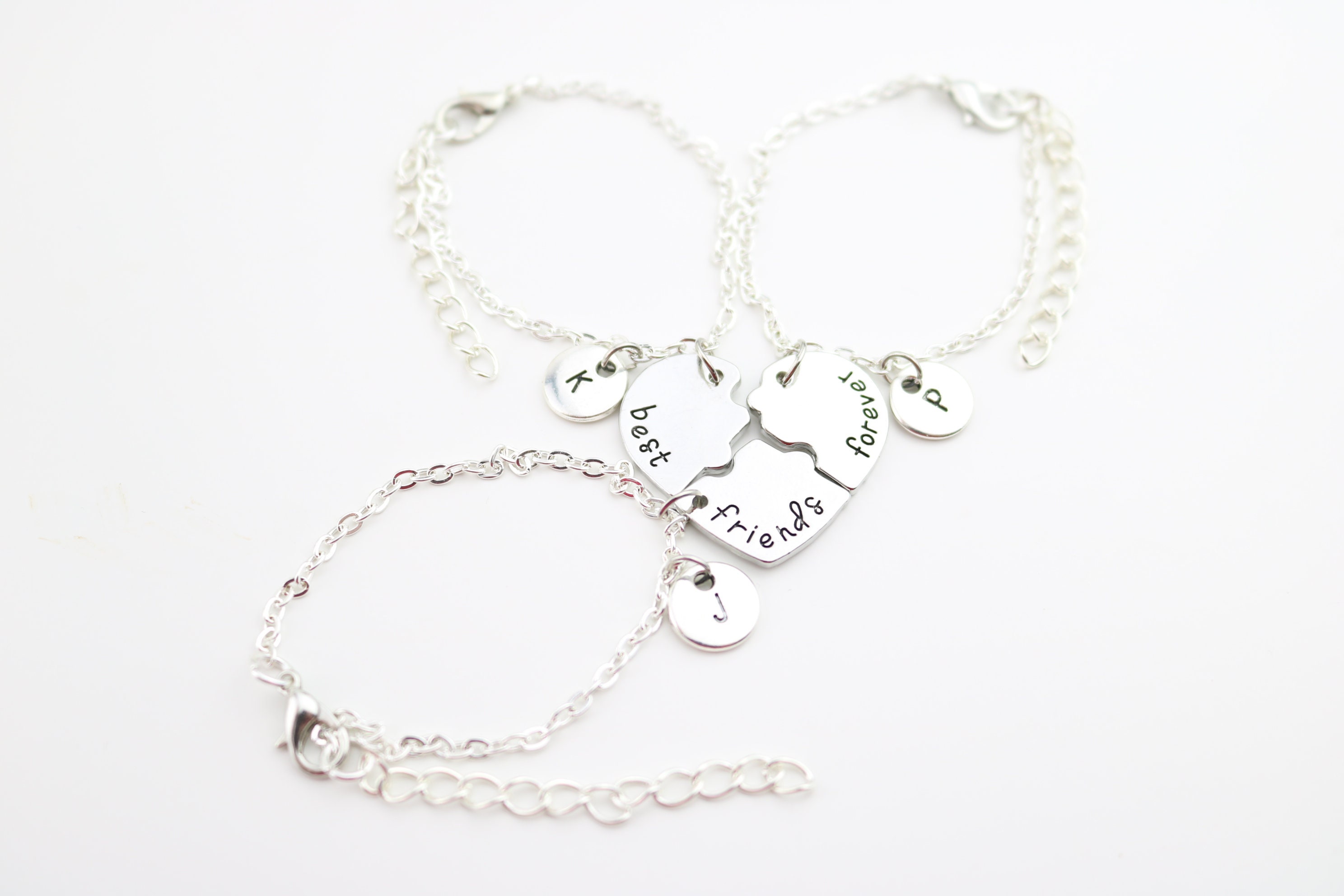 Icandy BFF Bracelet ,Couple Bracelet, Friend Bracelet, Soulmate bracelet,  True love bracelet (Pack of 3)
