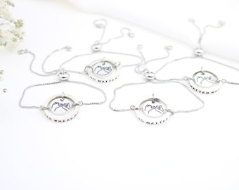 Pinky Promise Charm Bracelet: Silver Friendship Jewelry Gift
