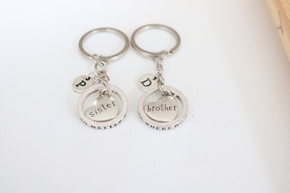 Aazon.co: Brother Sister Keychain Set Brother And Sister Gifts For Big Brother Little Sister
