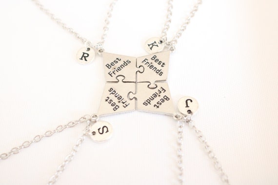 4Pcs best friend necklaces for 4 Necklaces Children Pendant Necklace Alloy  | eBay