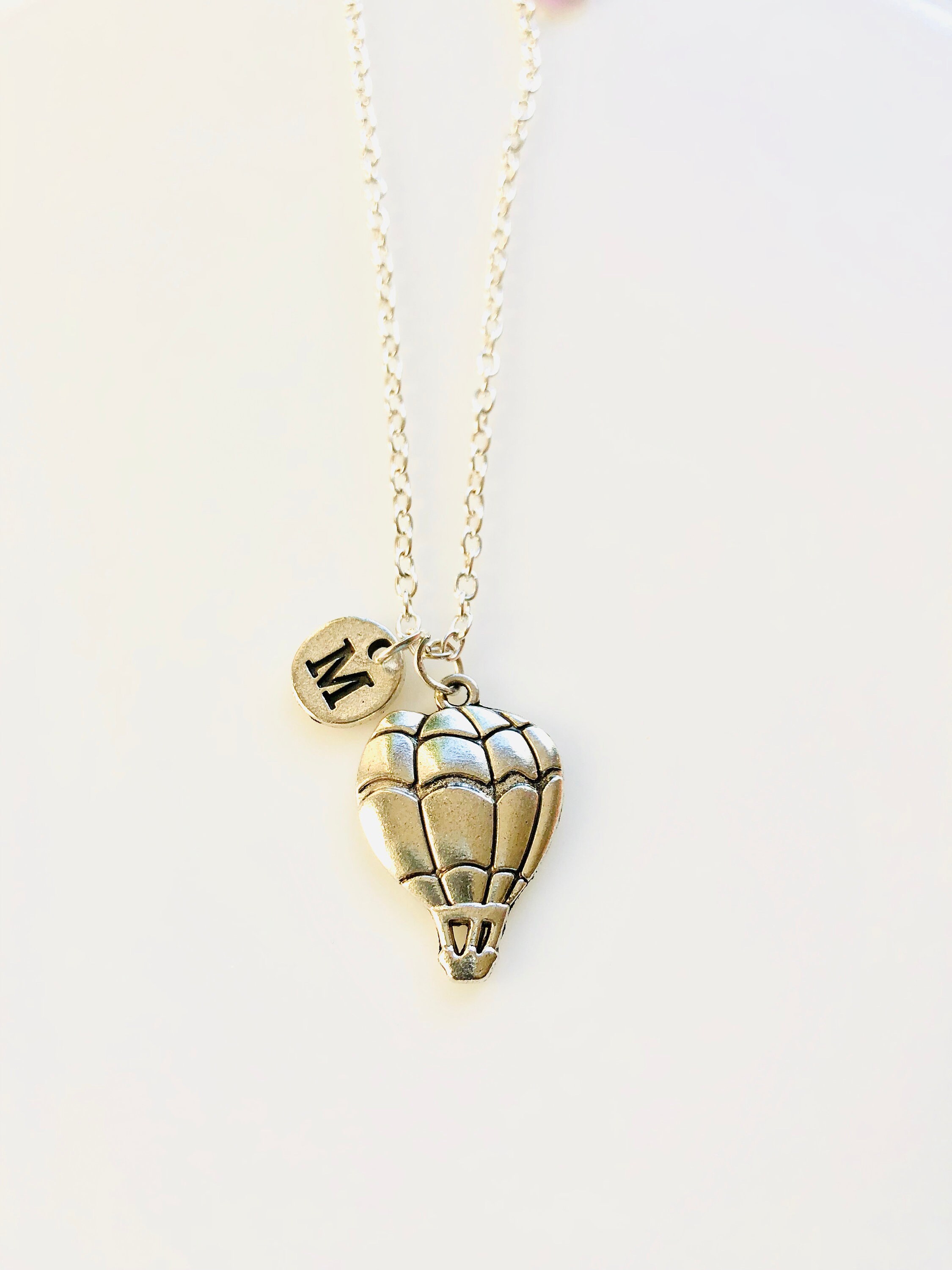 I Am Loved Hot Air Balloon Pendant with Diamond Accents