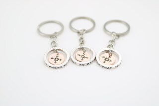 Portachiavi Amicizia Con Tartaruga | Regalo Per Migliore Amica | Gioiello Con Incisione 'I Turtle-y Love You' In Acciaio Inox