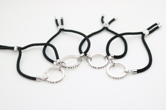Braccialetto Dell'Amicizia In Acciaio Inossidabile | Coordinato Per Migliori Amiche | Regalo Compleanno Natale | Ipoallergenico