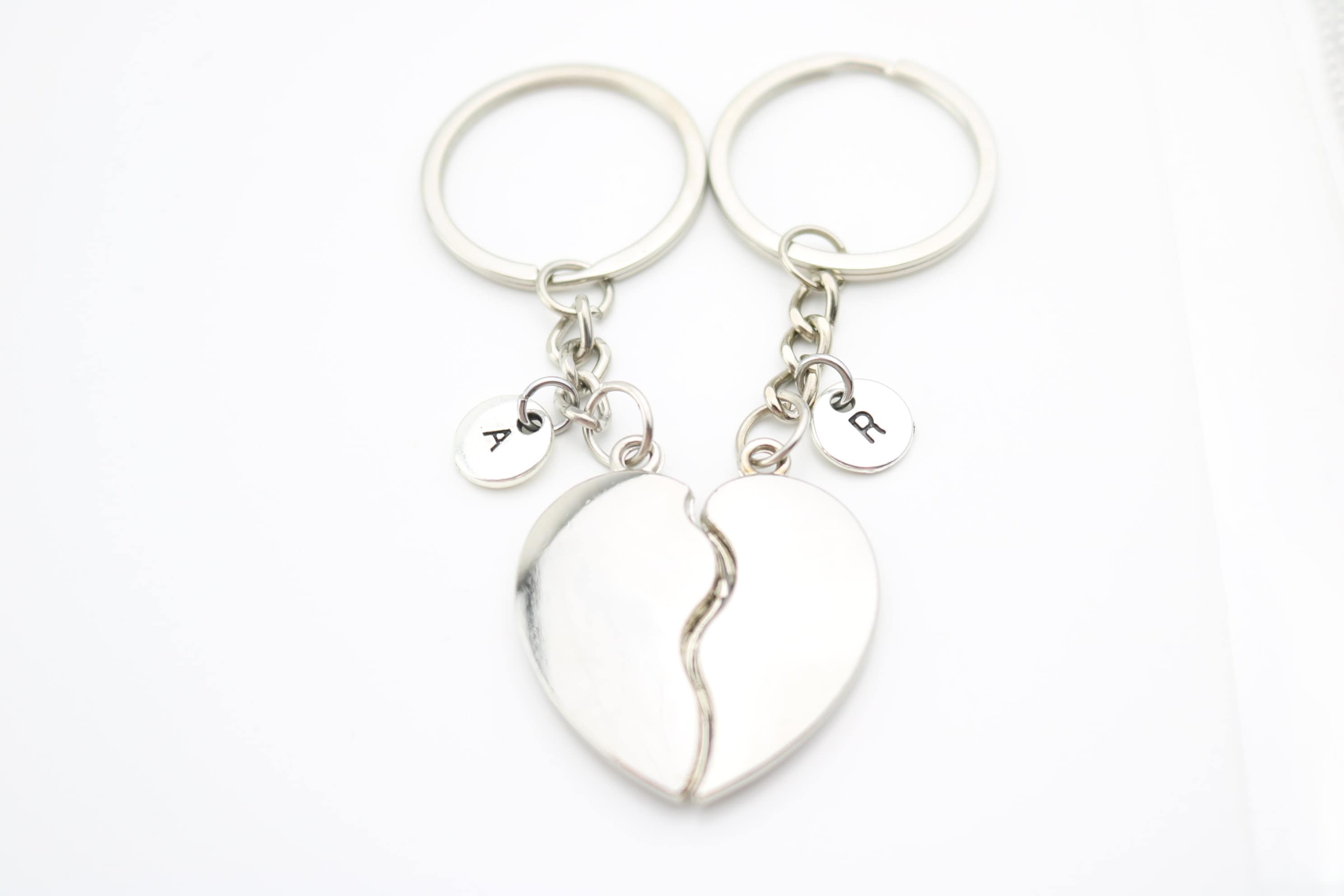 Handmade Sterling Silver Heart Charm With Split Ring Perfect for