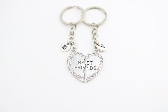 Keychain for Girls, Keychain for best friends, Keychain for Friends (Pack  of 2)