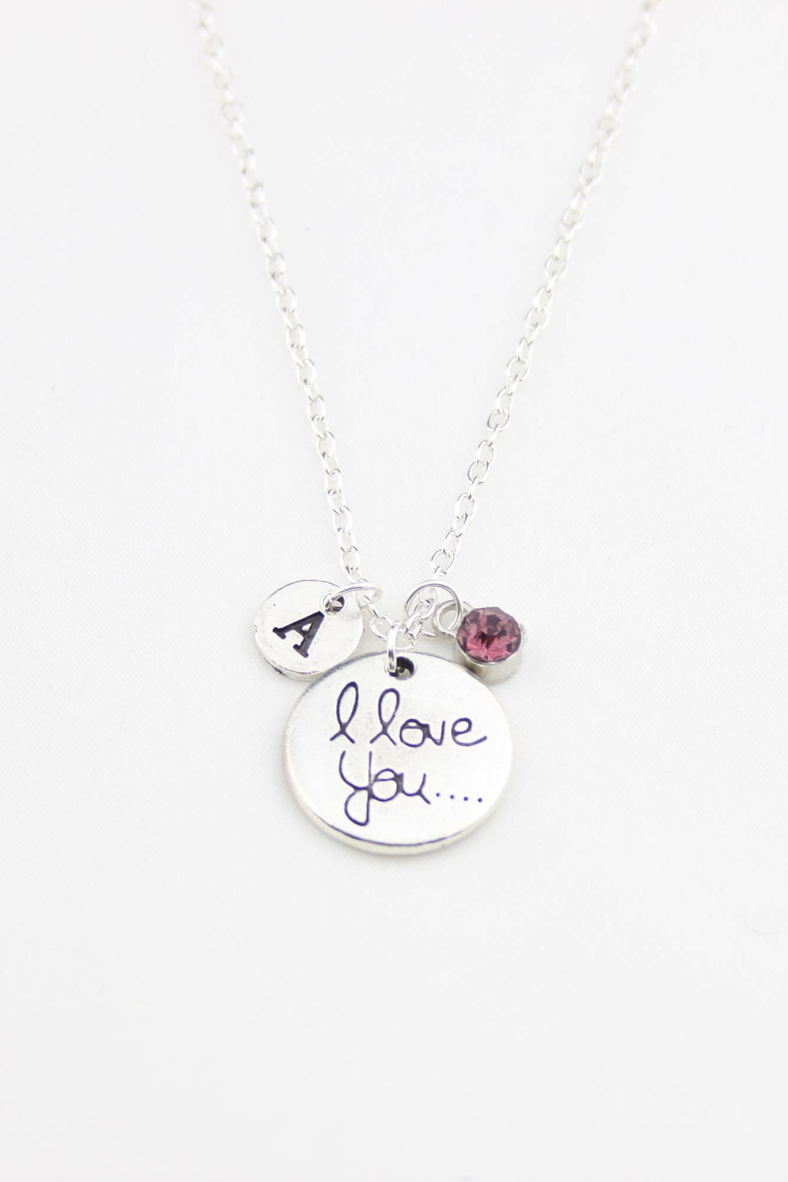 Love Necklace for Girlfriend Personalized Jewelry Love Etsy