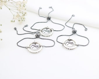 Pinky Promise Charm Bracelet Set for 3: BFF Matching Jewelry