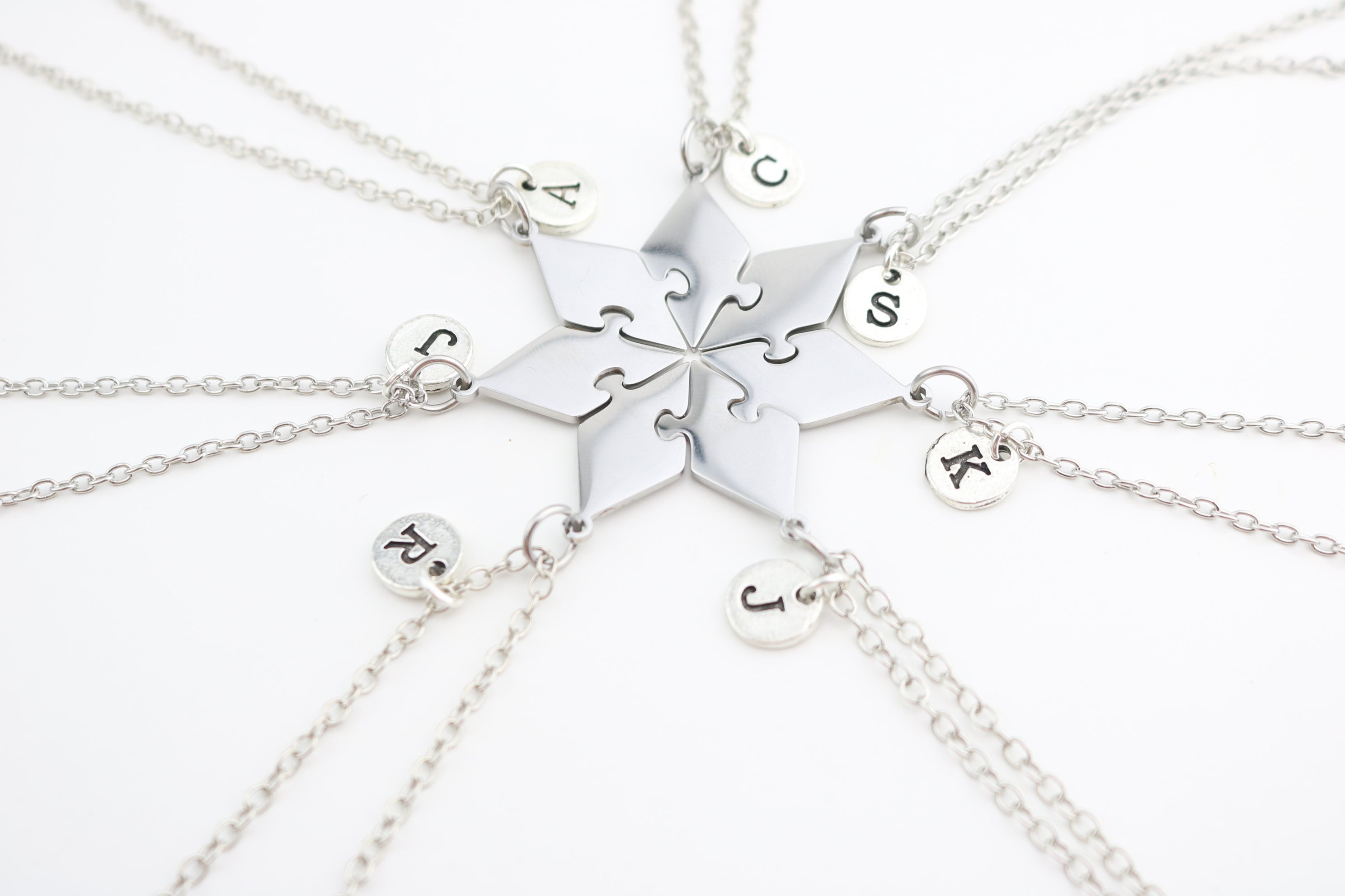 3 Collane Puzzle We Will Always Be Connected – Regalo Per Migliori Amiche O Fidanzati, Acciaio Inossidabile