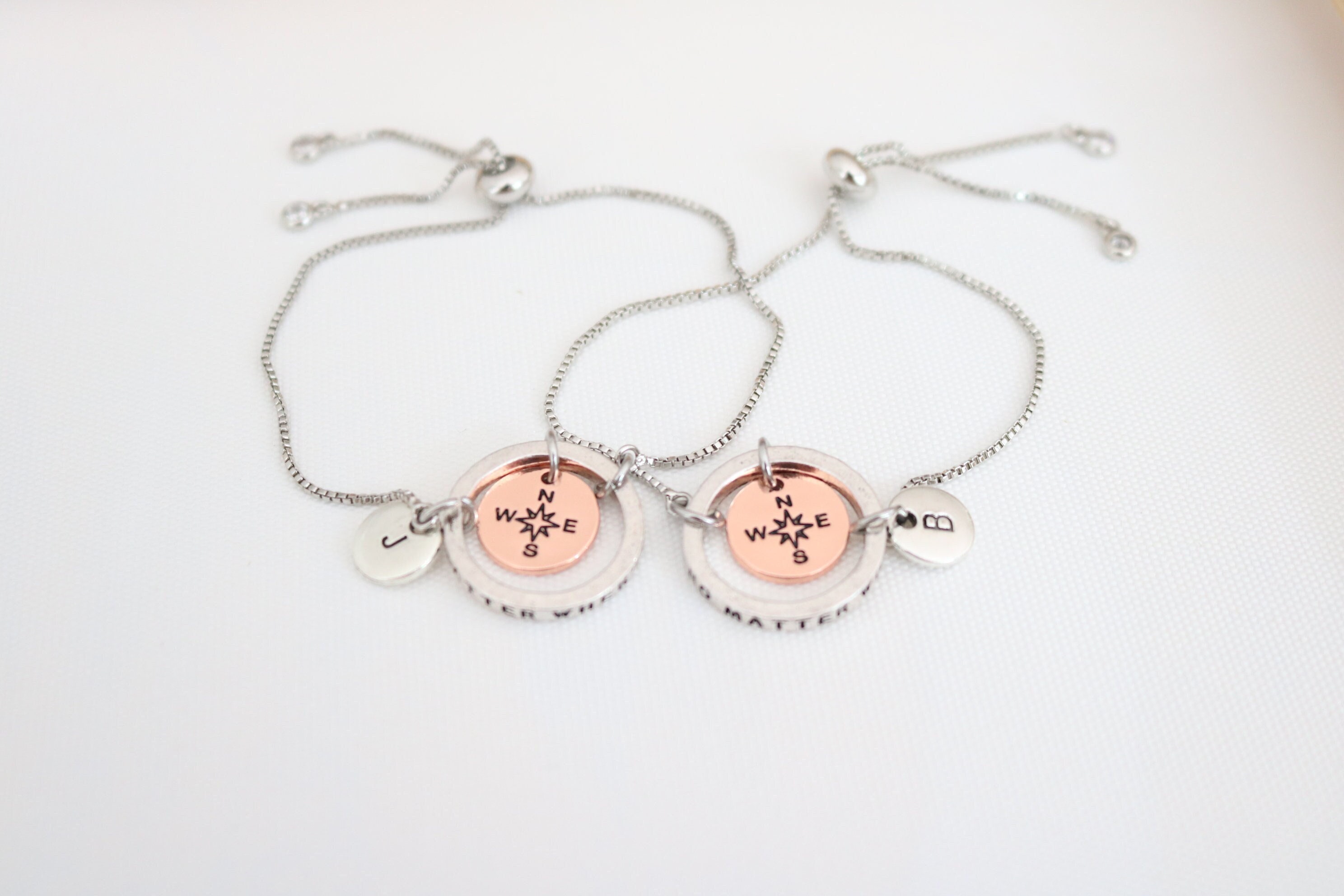 Matching twin necklaces sale
