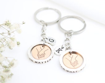 Set of Two Promise Keychains for Couple