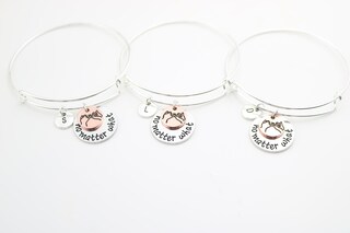 Set Di 3 Bracciali Dell'Amicizia Sole, Luna E Stella Con Cordino Regolabile E Biglietto Auguri, Regalo Per Migliore Amica