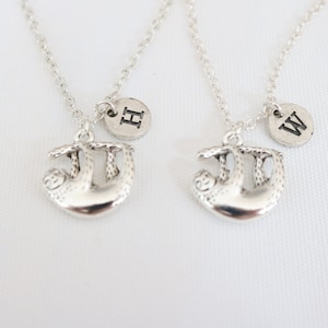 Sloth Necklaces for 2, Two sister gifts, 2 Best Friend Gifts, Sloth gift set of 2, Children girls, Koala Slow motion, Zootropolis, Christmas