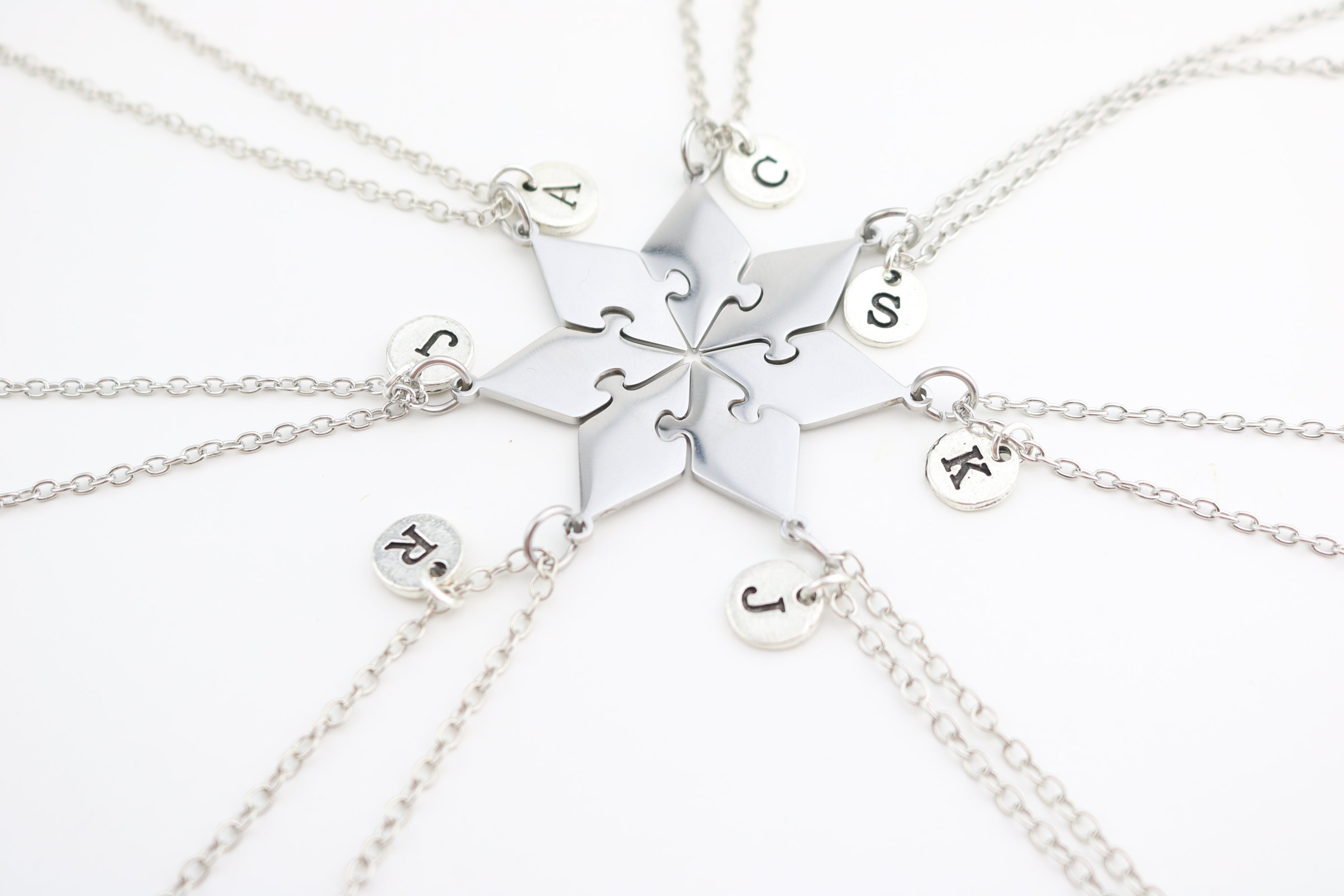 7 piece friendship necklace deals