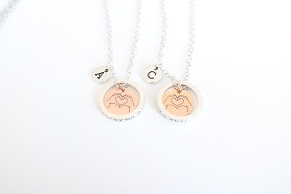 Matching boyfriend online and girlfriend necklaces