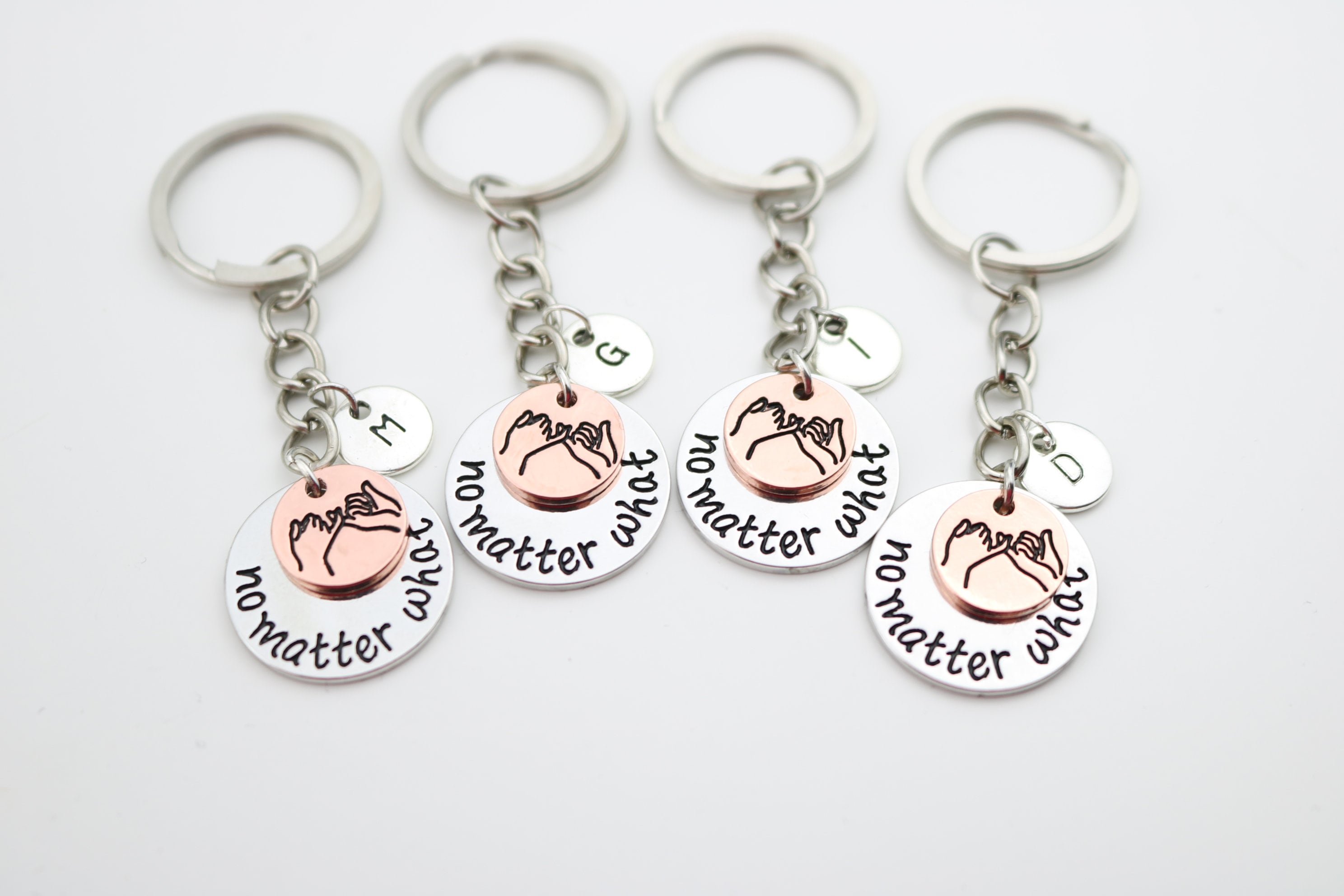 GULRK Llaveros Mejor Amiga Hermana Llavero De La Amistad Para Colegas Regalos Para Amigos, Amigos Regalo De Cumpleaños, Regalo De A Amigo Regalos De Inspiración, Plata, L