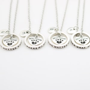 BFF Necklaces for 4, Best Friend Necklace set of 4, 4 Best Friend Gifts, Pinky promise gifts, Four Friend Necklace, Christmas Friendship