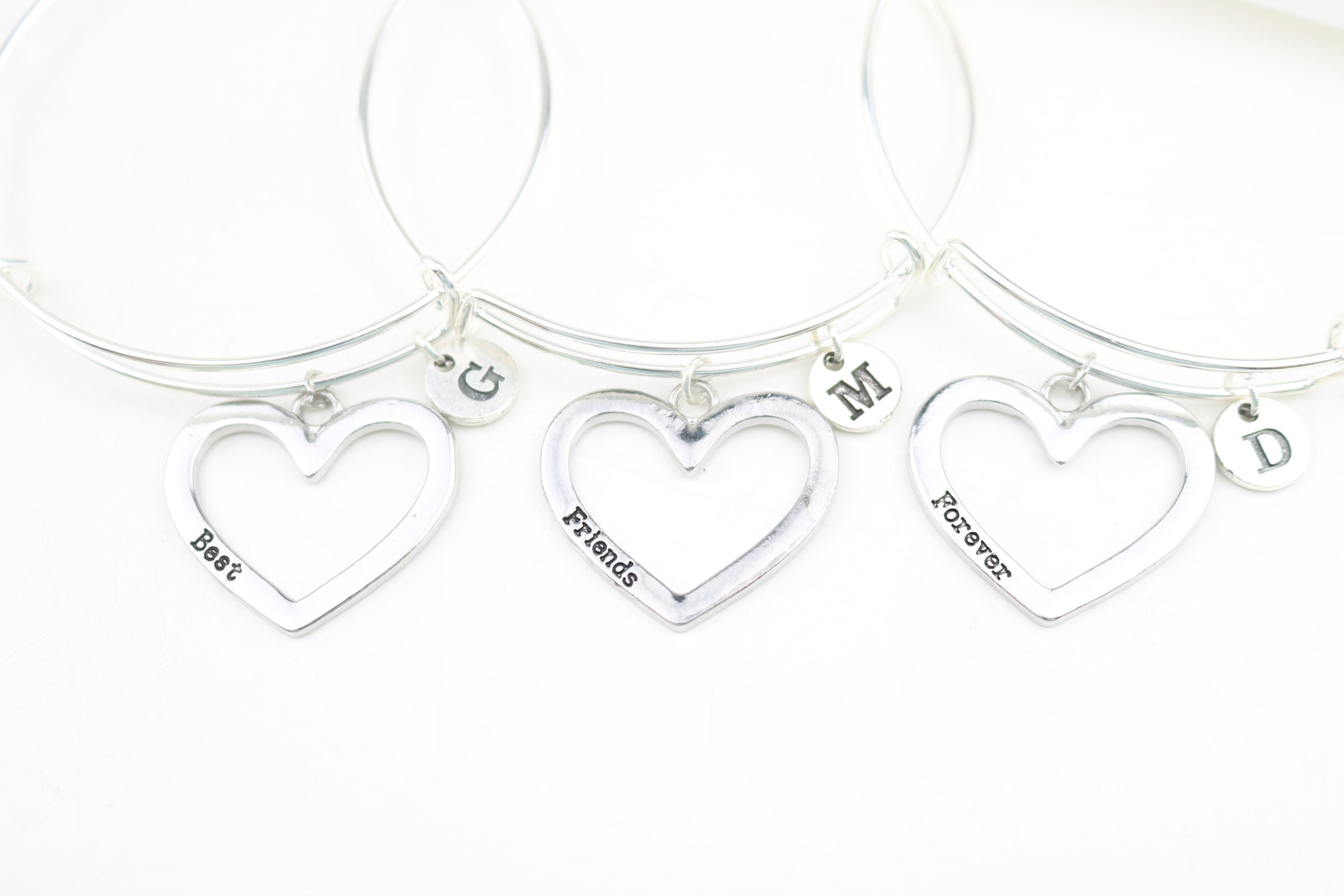 Best Friend Gift for 3 Friendship Set of 3 BFF Bracelets Etsy