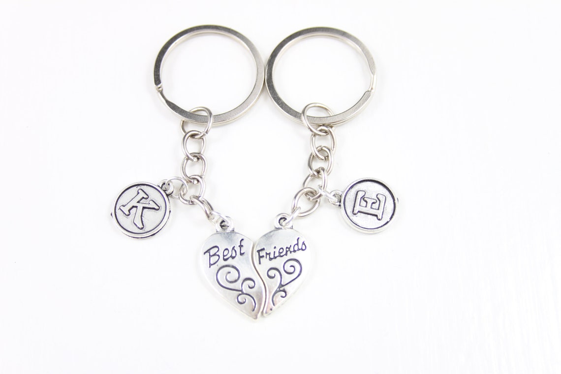 Matching Keychains for Friends Keyring Set of 2 BFF Gift Etsy UK