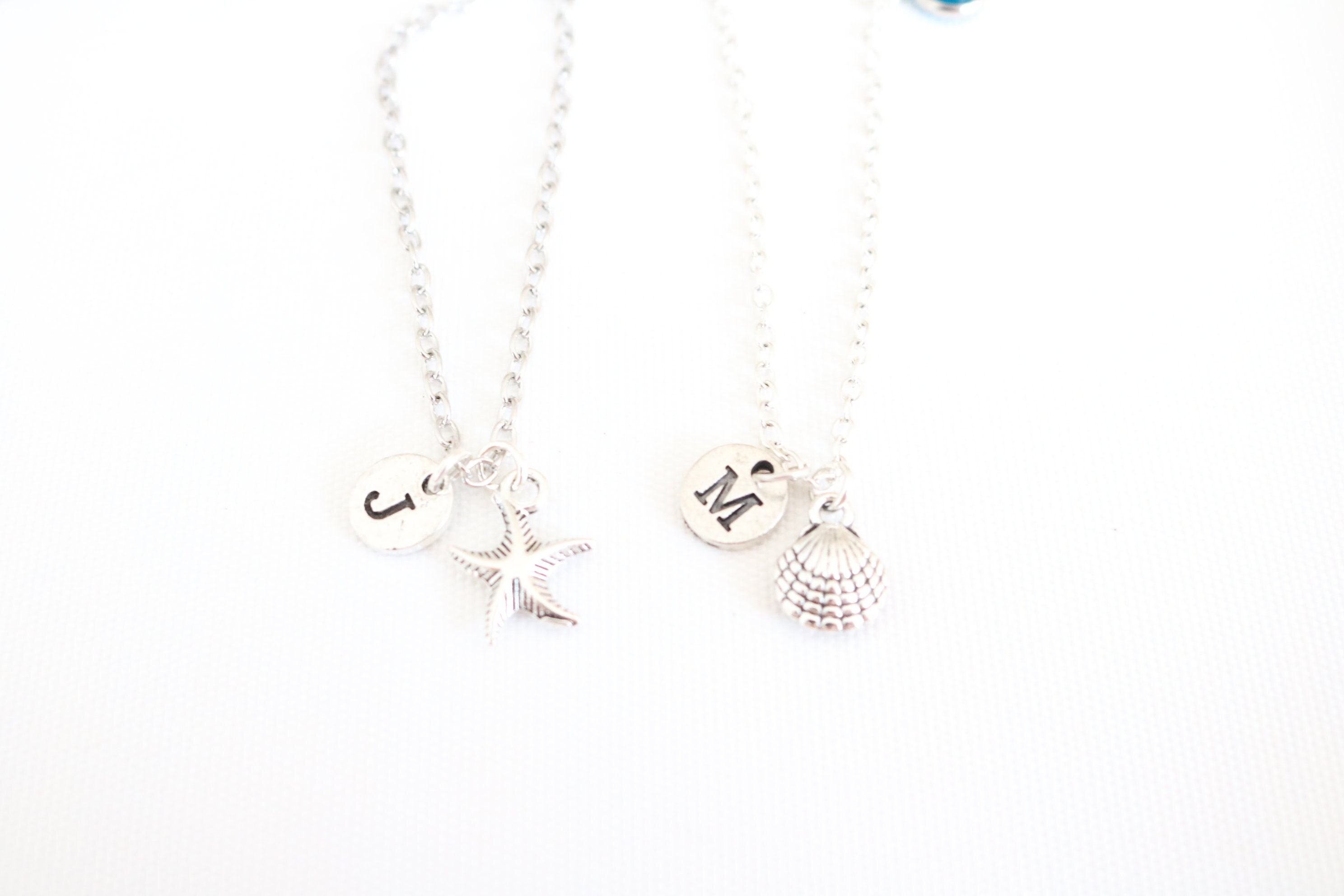2 Best Friend Necklaces 2 Girls Gifts Shell And Sea Star Etsy