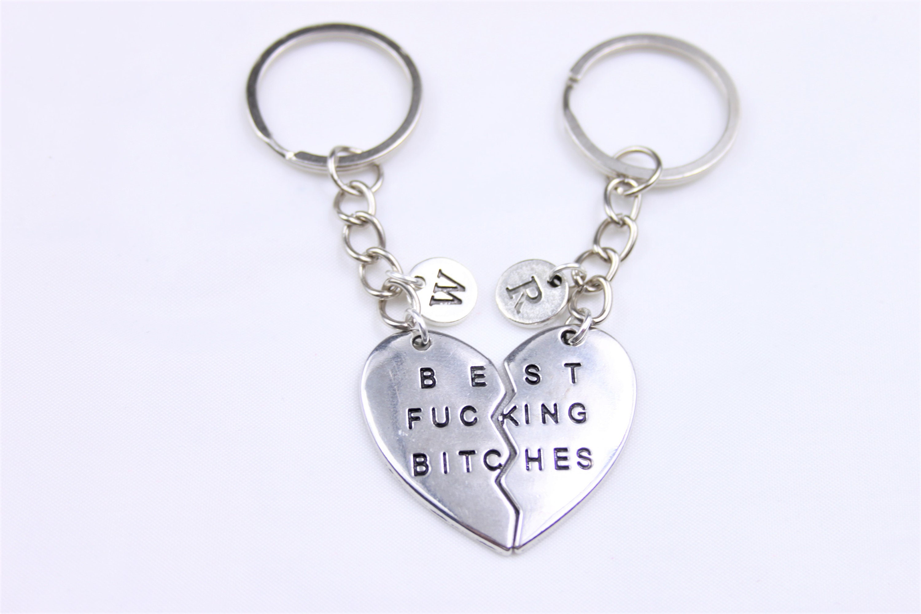 Forever Friend Best Friend Forever Keyring Set - 2 Piece Heart - Foto 6