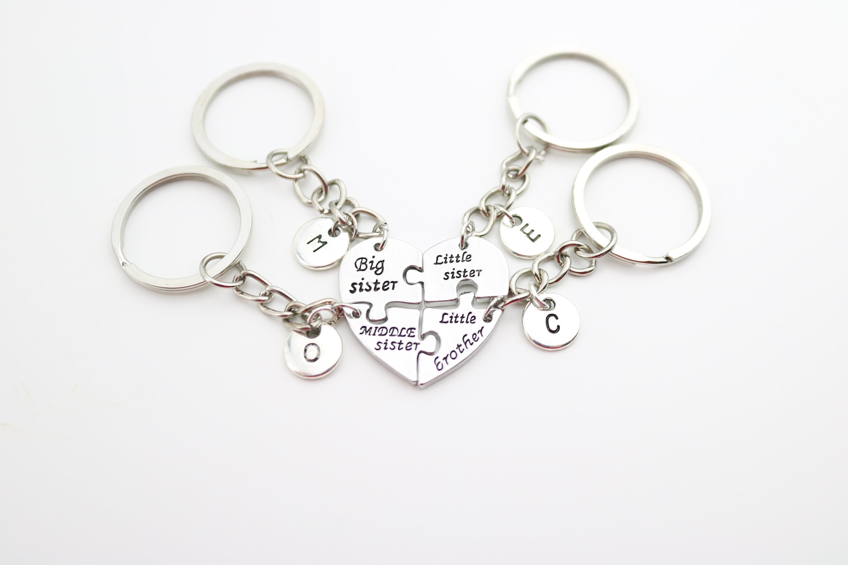 Funny Brother Sister Keychain Gift For Men Big Little Brother Gift From Little Big Sister Gifts