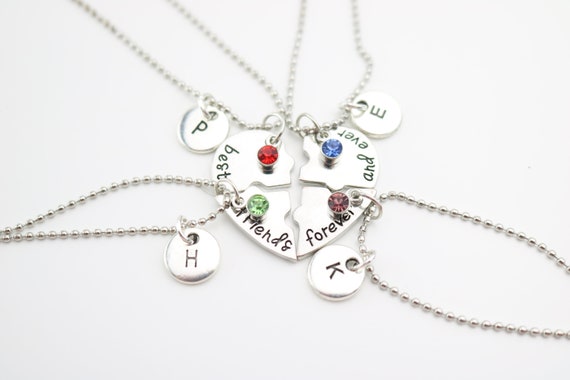 4 Friends Necklace, 4 Best Friends, 4 Best Friend Gifts, Four Friends,  Compass Necklaces, Four Friendship, 4 Sisters, 4 Bffs, Set of 4 - Etsy