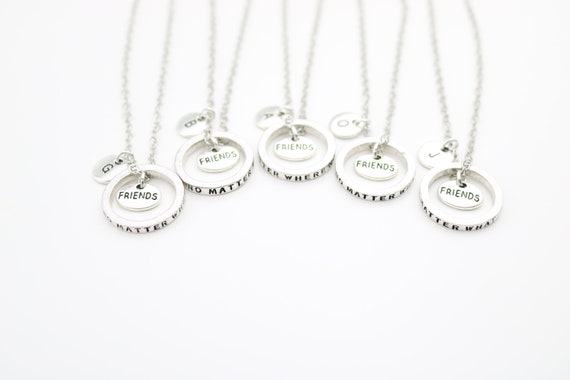 Personalised best clearance friend necklace