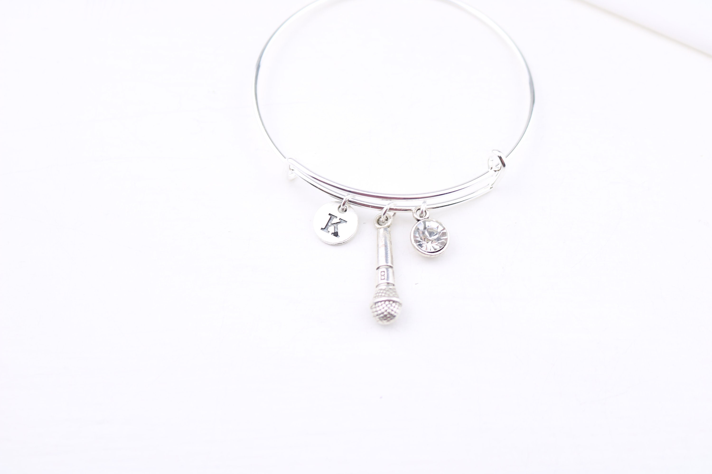 Microphone Bracelet Women Mic Bangle Karaoke Jewelry Mic Etsy