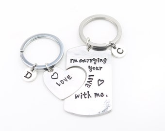 Matching Keychain Set for Couple