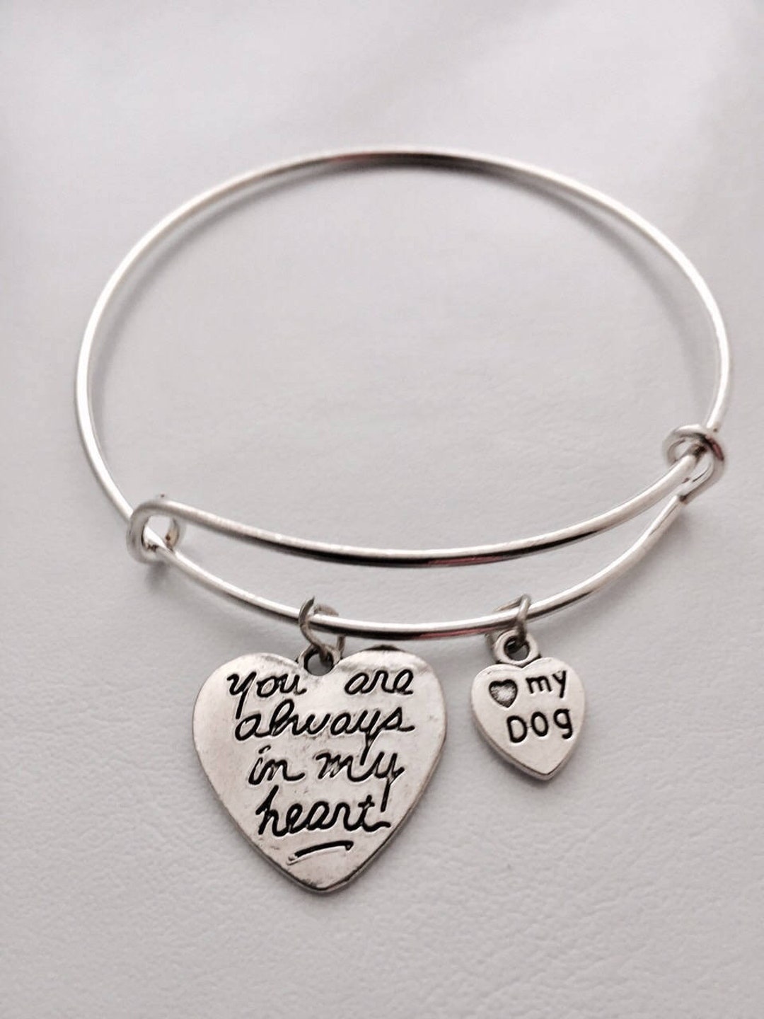 Dog Memorial Gift, Dog Remembrance Bracelet, in Memory of Dog for Dog