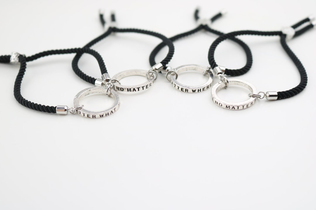 Matching Bracelets for 4 Graduates 4 Best Friend Gifts Friendship