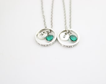 2 Best Friends Gifts, BFF gifts, Friendship Necklaces, Personalized unique set of 2, Friend Jewelry, Christmas gift on sale, Charm Necklaces