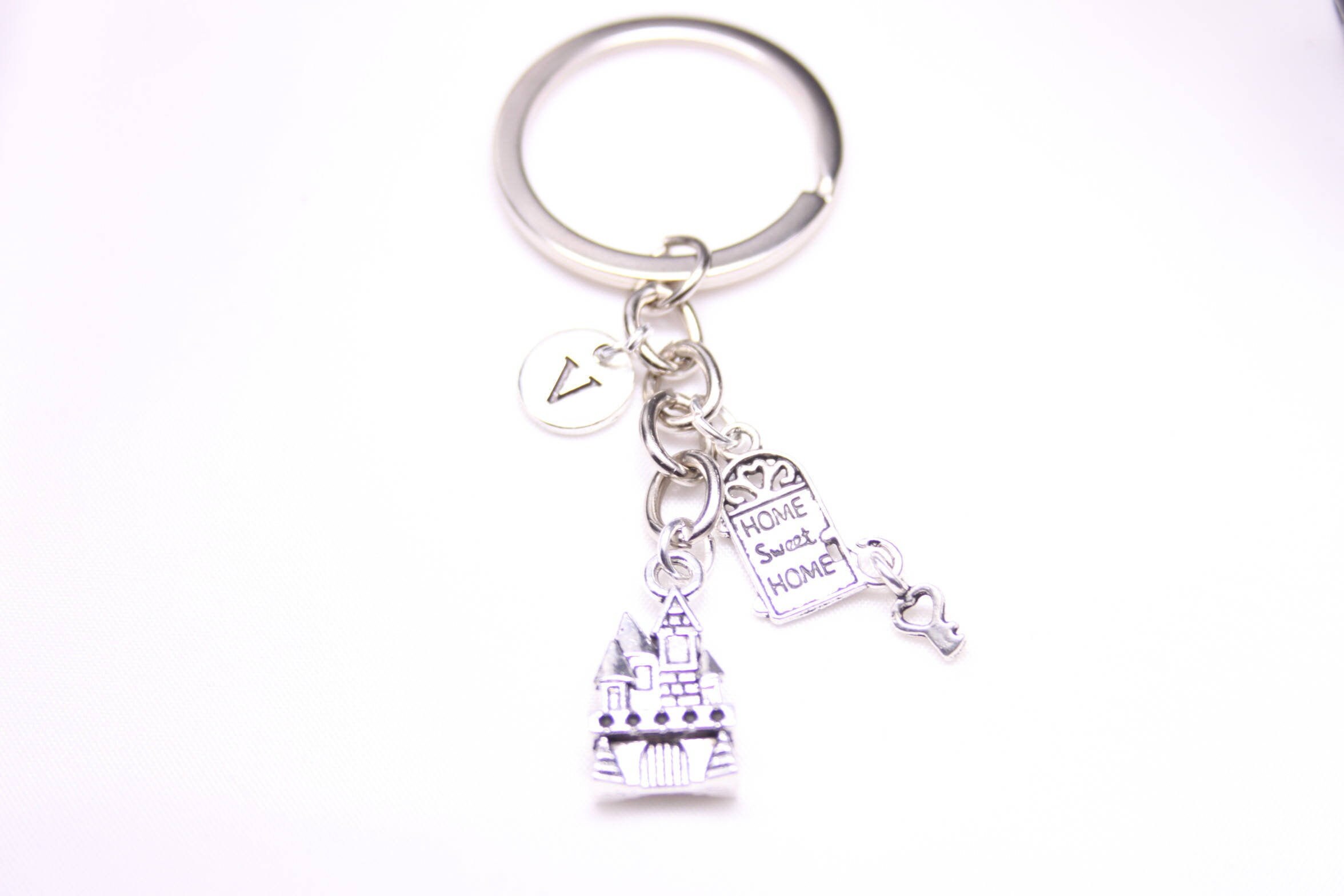 New Home Keychain Custom Keychain New House Key Ring Etsy UK